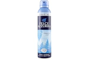 Felce Azzurra - Profumatore per Ambienti Spray Classico a Lunga Durata, Deodorante Ambiente senza Acqua dal Profumo Intenso Istantaneo, Profumatore Ambiente Casa Zero Aloni, Profumatori 250 ml