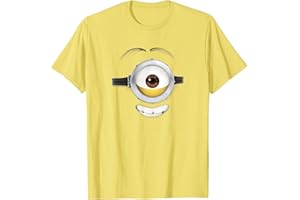 Despicable Me Minions Stuart Big Face Big Smile Camiseta