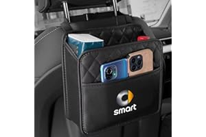 SHIFENG Autositz-Rücksitz-Hängetasche für Smart Fortwo forfour 450 451 453, Halterung mit mehreren Taschen, Flaschentasche, Aufbewahrungsbox, Organizer, universelles Zubehör
