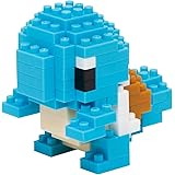 Bandai - Nanoblock - Squirtle - Pokémon - Mini statuina in mattoncini - Gioco di costruzione - Kit di costruzione per la figu