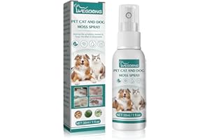 Kalttoy Spray pour Problèmes Maladies Peau du Chat du Chien Soulagement des Démangeaisons du Chat pour Les Allergies Cutanées Sèches Irritées Les Allergies Dermite Teigne du Chat