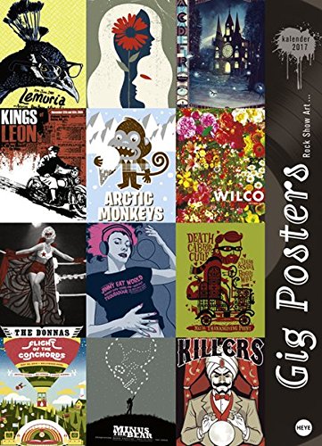 Preisvergleich Produktbild Gig Posters Edition - Kalender 2017