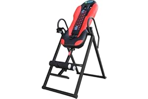 YATEK Panca a Inversione Piegabile con massaggiatore Deluxe, Tavola di Inversione Robusto e con possibilità di inversione Totale, Supporta Fino a 150 kg