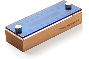 iwoohome Zahndose Milchzähne ｜Jungen Milchzahndose Mädchen｜Zahnbox für Milchzähne aus Holz für Mädchen und Jungen｜Geschenkideen zu Taufe und Geburtstag