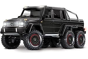 Traxxas Mercedes AMG G63 6x6 Brushed 1:10 Auto RC électrique Crawler 4 Roues motrices (6WD) prêt à fonctionner (RTR) 2,