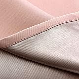KINLO® 2 Stücker 145*245cm (BreitexLänge) Gardinen blickdicht Rosarot Vorhang blackout 100% Polyester Verdunklungsvorhang mit Ösen für Schlafzimmer Wärmeschutz & Geräuschreduzierung 2 Jahren Garantie - 7