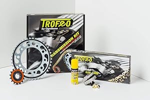 LUPSTY TROFEO KIT TRASMISSIONE CATENA CORONA PIGNONE SUZUKI V-STROM 650 2012 2013 2014 2015 2016 2017 2018 2019