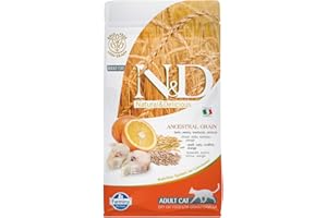 Farmina N&D ubogie koty dorsz i pomarańczowy ADULT 1,5 kg (1,5 kg)