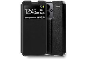 Funda Cool Flip Cover para Xiaomi Redmi Note 13 Pro Plus 5G Liso Negro