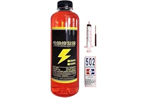 JHIALG Líquido de reparación de batería, líquido de recuperación eficaz de batería, líquido de reparación de batería, electrolitos de batería de agua destilada, solución líquida de reparación para una