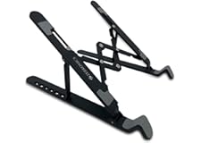 Zebronics-NS1500 Laptop Stand Featuring Foldable Design, Anti-Slip Silicone Rubber Pads, Supports Maximum of 5kgs Weight