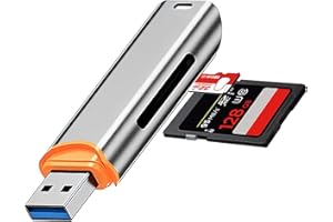Oblinple Lettore di Schede SD USB 3.0, Micro SD Card Reader, Adattatore per Schede di Memoria OTG per TF SDHC, SDXC, MMC, Compatibile con MacBook Pro Air, PC, Samsung, Android, Windows
