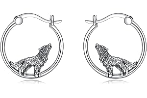 YAFEINI Moonstone Jewellery Earrings for Women 925 Sterling Silver Irish Celtic Knot Hoop Dangle Earrings Leverback Gifts