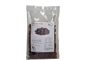 MANDORLE MELI Uvetta Sultanina Siciliana - Ricca di Fibre e Potassio - Frutta Secca Dolce Ideale per Dolci e Snack (250g)