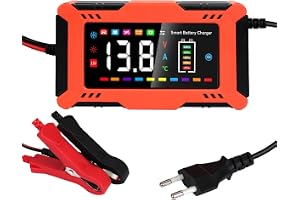 Batteriladdare 12V 6A - Laddare för batteri med 9-stegs-laddning