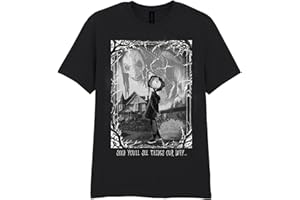 HEROES INC. Official Coraline T-Shirt – Adults Graphic Tee | Dark Fantasy Movie Shirt | Officially Licensed Merchandise