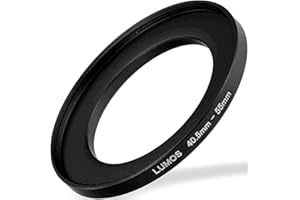JIEYONGXIANG Lumos Step up Ring 40.5-55 - Metall Filteradapter matt schwarz - von Kamera Objektiv mit 40.5mm Filtergewinde auf 55mm Filter - Zubehör Adapter