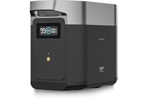 EF ECOFLOW Batterie supplémentaire EcoFlow DELTA 2, capacité ajoutée de 1 kWh pour alimentation de secours domestique, batterie portable pour alimenter plusieurs appareils en usage intensif