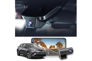 Fitcamx Dashcam Cámara Coche 2160P+1080P Adecuado para Toyota C-HR 2017-2020(10,3 CM) Equipada con Toyota Safety Sense 1.0(Modelo A), OEM Dashcam 4K WiFi, Grabación en Bucle, G-Sensor, Tarjeta 128 GB