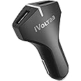Ivoltaa All Smartphones with USB Charging USB Qc 3.0 Dual Port 36W Rapid Turbo Car Charger with Quick Charge (Black)