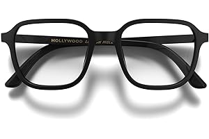 LONDON MOLE® Hollywood lunettes de lecture | Lecteurs de forme carrée cool | Homme Femme Unisexe | Charnières à ressort
