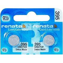Renata 381 SR1120SW Silberoxid-Uhrenbatterie - 1,55 V, 1 Stück, Blisterpackung - Für Uhren & Präzisionsgeräte