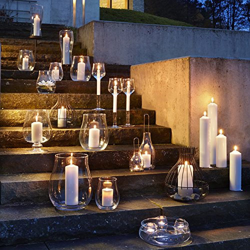 Leonardo 034578 Giardino Lampion 41 cm basalto, Glas, Grau, 14 x 14 x 41 cm - 3