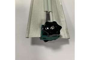 JUTTAUTO 2Pcs Awning Rail Channel Lock Blocks Kador Driveaway Kit Clamps for Caravan Campervan Motorhome Drive Away Awning kit 6mm x 6mm,8mm x 6mm,6mm x 4mm Bead Strips