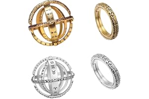 Anneaux Spinner Décompression Toys Spinner Toy Toys Anti-Stress Toy Finger Finger Toys Spinner Anneau Fancy Toys Décompresse Toy Hand Spinner Stress Relatement Anti-Anxiété Cadeau