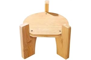 Gralara Supporto per Dispenser per Bevande Supporto per Dispenser Rotondo Supporto per Dispenser per Bevande Portatile Artigianale in Legno per La Cucina