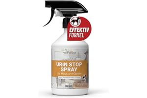 naturetrend Urin Stop für Hunde & Katzen 500ml I Mildes Hundeabwehrspray & Katzenabwehrspray I Nicht färbend I Urin Entferner, Hundeschreck gegen Markieren I Anti Kratz Spray Möbel, Innen- & Außen