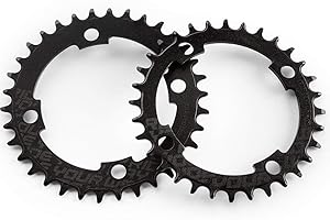 DARTMOOR Trail Intro Narrow-Wide, Steel, 28T, BCD 76 Corona MTB Mono, Unisex, Adulto, Nero, 28 Denti