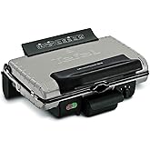 Tefal Ultracompact Barbecue Grill 600, Silver - Gc302b28