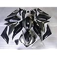 ABS Plastic Motorcycle Injection Pre-Drilled Hole Cowl Fairings Bodywork Kit Complete Set for Kawasaki ZZR-400 1993-1997