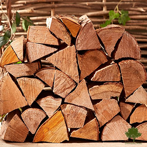 Hardwood Firewood Chunky Logs -Kiln Dried - Large Heavy 40 litre, 27cm long, Perfect for Open Fire Stoves, Log Burner, Fire Pits, Pizza Ovens Fast Delivery (1 X 15KG Net) 