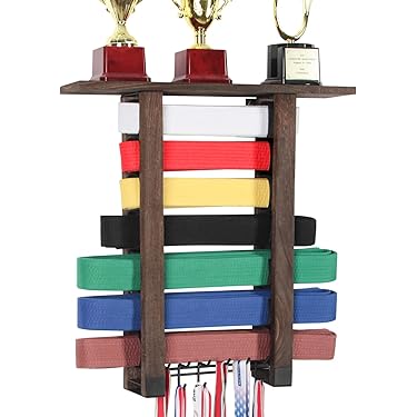 Cornice Per Cinture Arti Marziali - Espositore Da Parete Per Fino A 10 Cinture - Foto 7