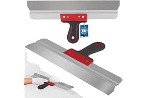 KOTARBAU® Edelstahl Flächenspachtel zum Auftragen von Spachtelmasse Gips Putz 450 mm