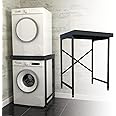 Norvic® Appliance Stand | Universal Stacking Kit with Anti-tip Plinth for Washing Machine, Tumble Dryer, Dishwasher - Space Saving Pedestal for Bathrooms, Laundry, Utility & Kitchens