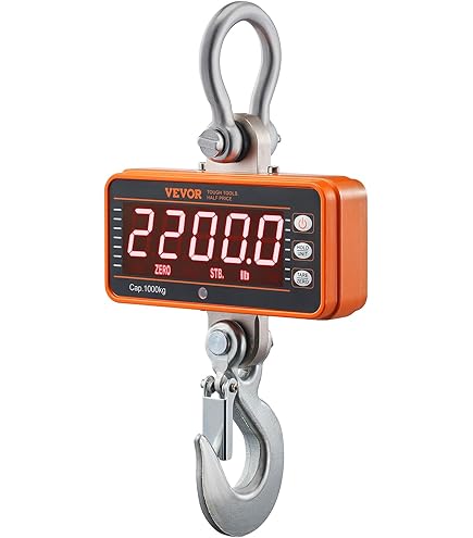 1 digitale kraanweegschaal van 1500 kg - zware industriële