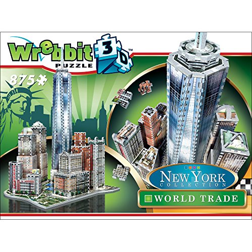 Wrebbit 3D Puzzle New York Collection World Trade District Puzzle