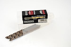 Ferrcan punte per metallo HSS DIN338 M35 5% cobalto Turbomax per forare in acciaio inox, ferro e altri metalli (confezione da 5 pezzi per misura)