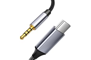 UNNDERWISS Cavo Aux USB Type-C a 3.5mm Jack Audio 1m per Auto, Altoparlanti e Cuffie - Compatibile con Samsung Galaxy S23, S20