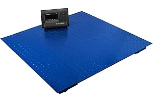 PRIMEMATIK.COM PrimeMatik - Bilancia Industriale da Pavimento con Piattaforma di 80x80 cm 4000 kg