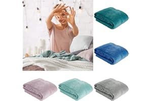 Eurofirany Design91 Cindy - Coperta morbida e soffice, in microfibra, 150 x 200 cm, colore: turchese scuro