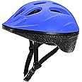 TurboSke Toddler Kids Bike Helmet, Multi-Sport Helmet Size Adjustable for Boys and Girls (Matte Blue, Small: 48-52cm/18.8"-20.5")