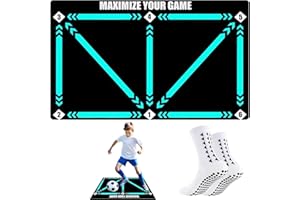 ARTLIVE Football Training Mat - Soccer Mastery Skills XL Mat 90x60cm - Develop Confidence, Skills & Discipline | Compatible with Mobile APP | Birthday Football Gift for Boys, Kids, Him & Girls