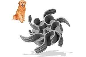 deegbbyi Comederos Lento para Perros, Ajustable Comedero Lento de Silicona con Ventosa, Ntideslizante Comedero Alimentación Lenta, Disminuya la Velocidad con la Que Come su Mascota