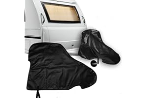 AUTOXBERT Cubierta de remolque de PVC para remolques de coche, caravana, protección contra diques, 89 x 63 cm, cubierta protectora de lona para camión, impermeable, universal