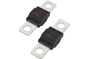 2 sztuki SeKi Midi bezpiecznik śrubowy wysokoprądowy 30 A do 32 V DC - samochodowy, ciężarowy pasek bezpiecznika