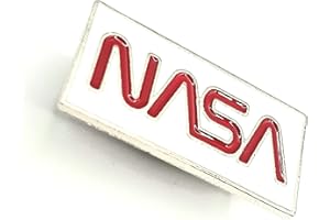 SNS COMPONENTS Pin's en métal émaillé avec logo NASA - Exploration spatiale - Apollo Gemini Mercury USA, Métal